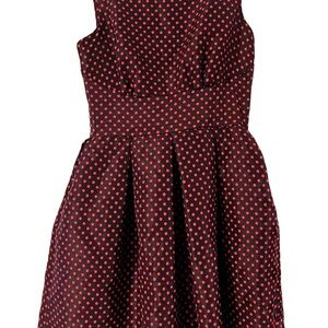 Closet Red Halter Fit and Flare Cocktail Dress